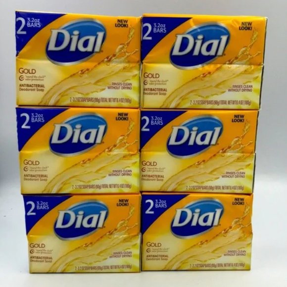 Lot of 12 Bars Dial Gold antibacterial Bar Soap - Picture 1 of 1